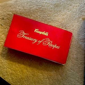 Campbell’s treasured recipe cookbook from the early 70s.